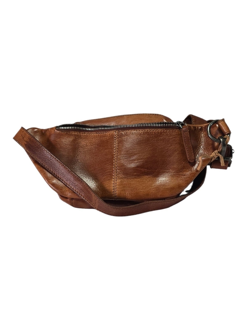 Vilenca Holland Genuine Leather Unisex Brown Waist Bag - Picture 10 of 11